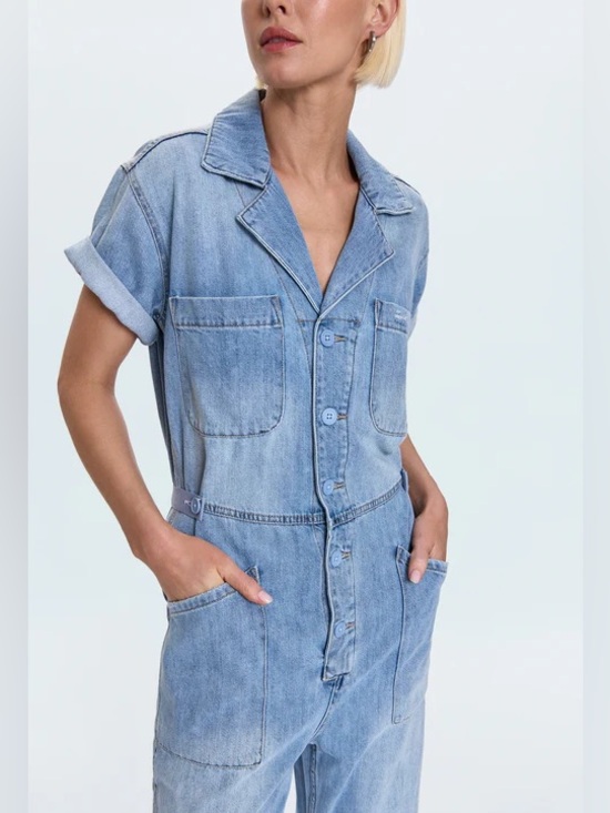 pistola Pants - Pistola Grover Denim Jumpsuit
